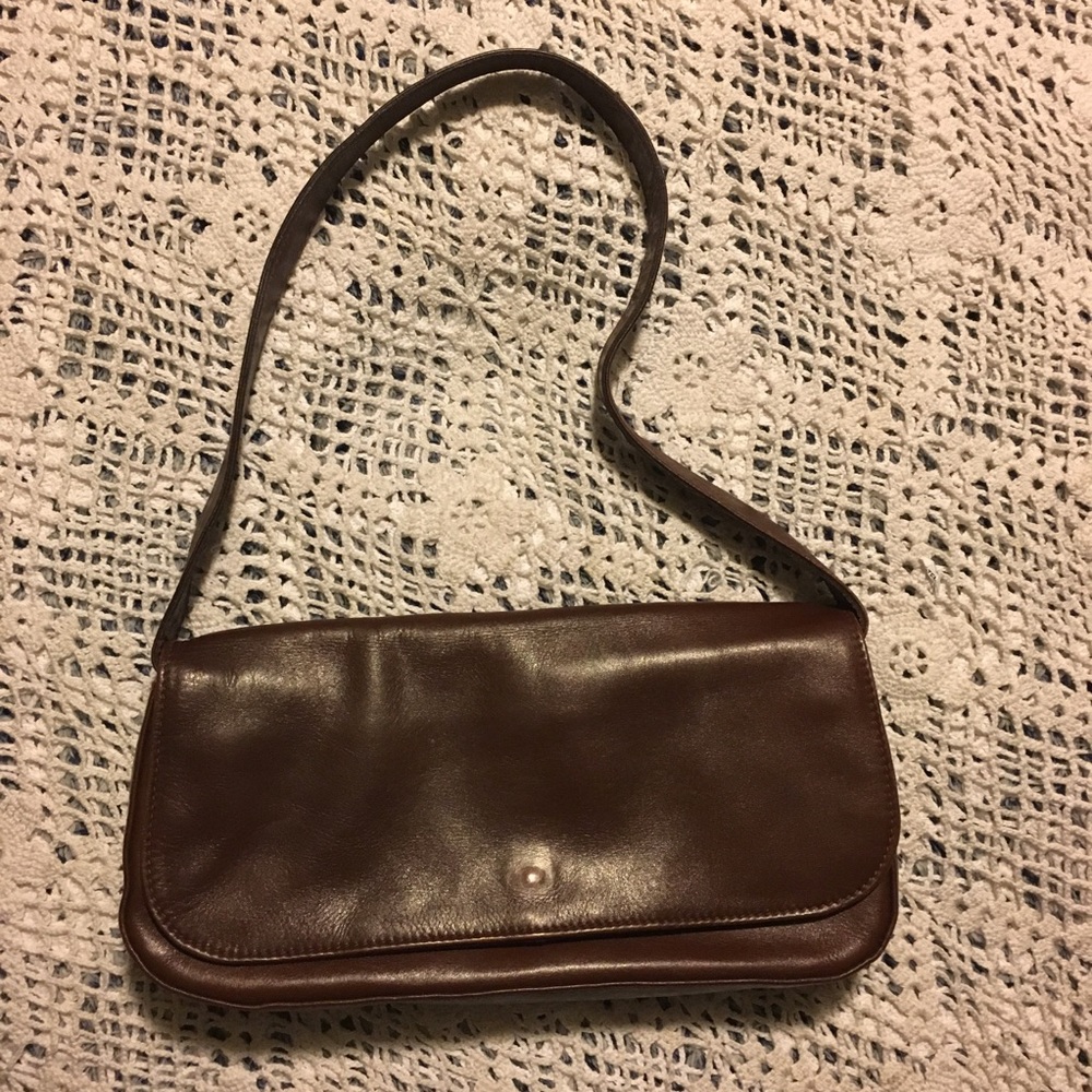 HIDESIGN NAPA BROWN LEATHER PURSE LOVELY